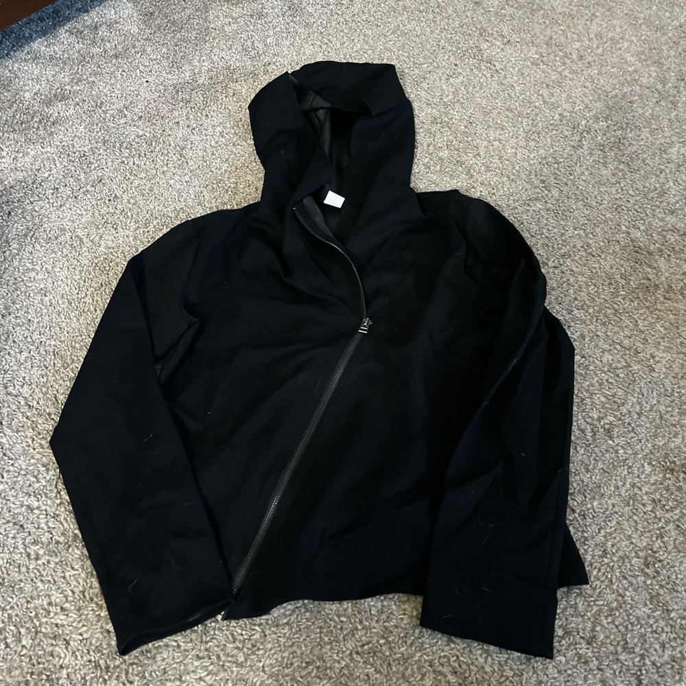 leather zip up 
never worn, new.